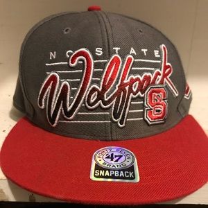 NC State Wolfpack Flat Brim Hat